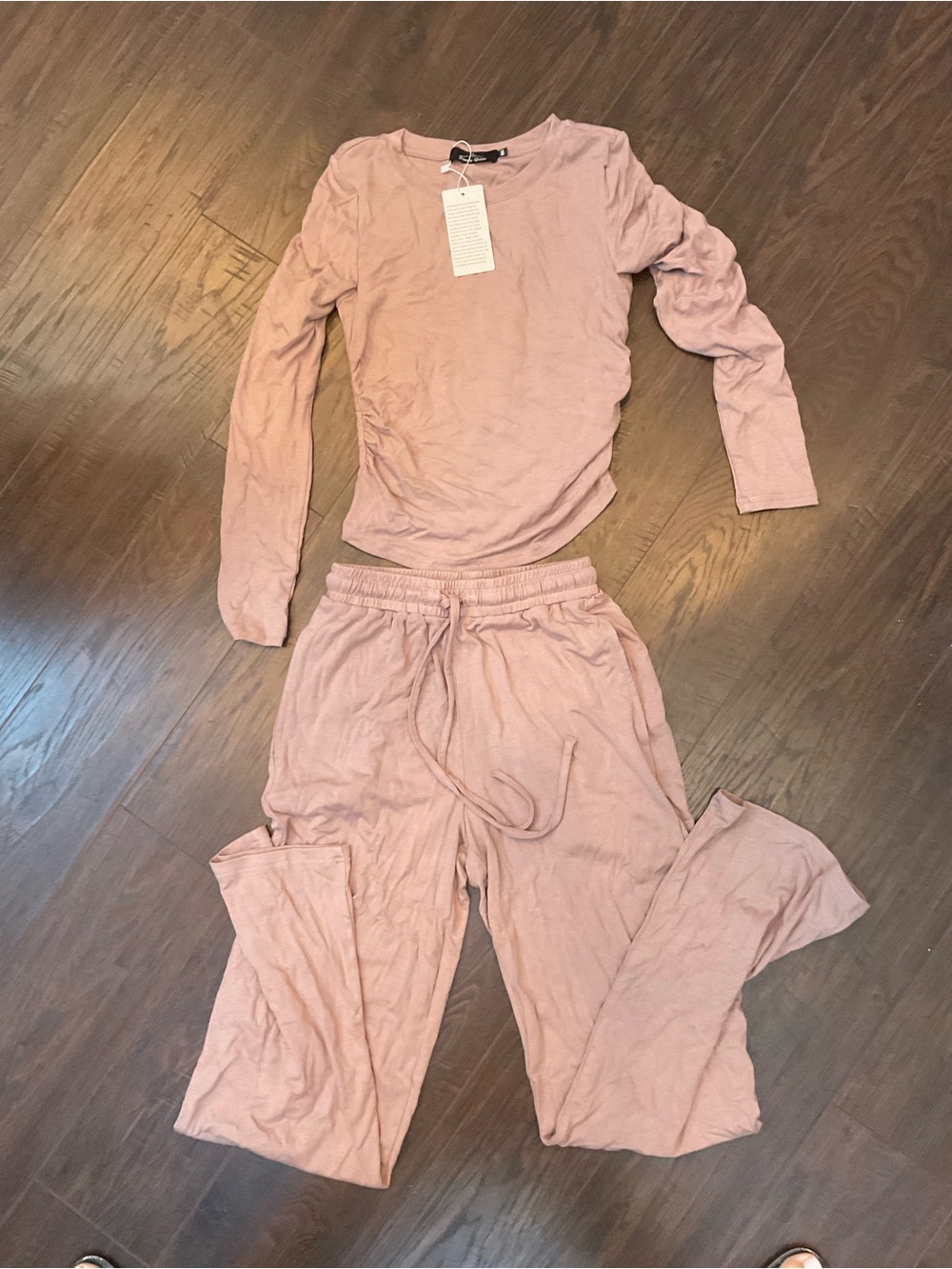 Dusty Pink Two-Piece Lounge Set